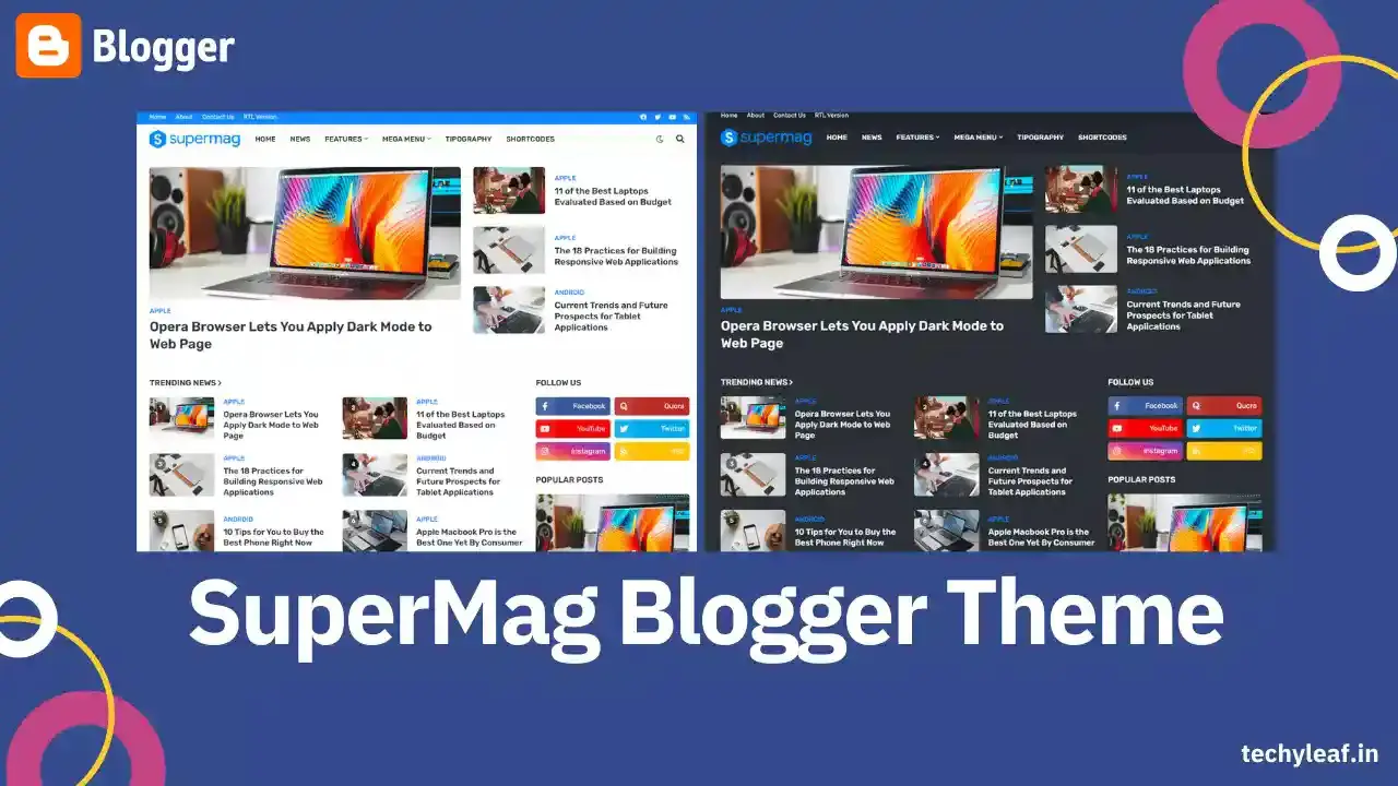 supermag blogger theme