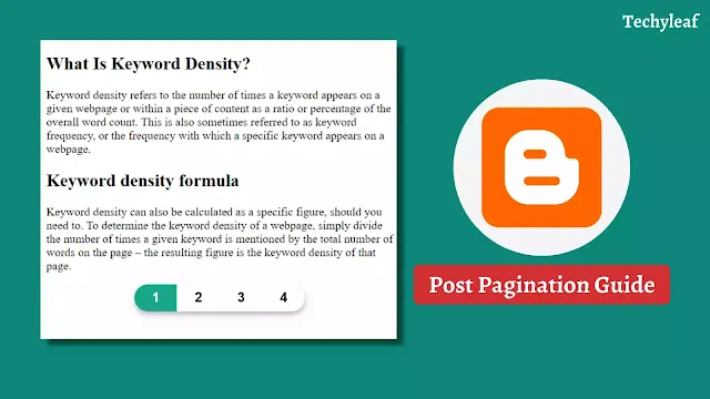 How to Add Post Pagination in Blogger website?