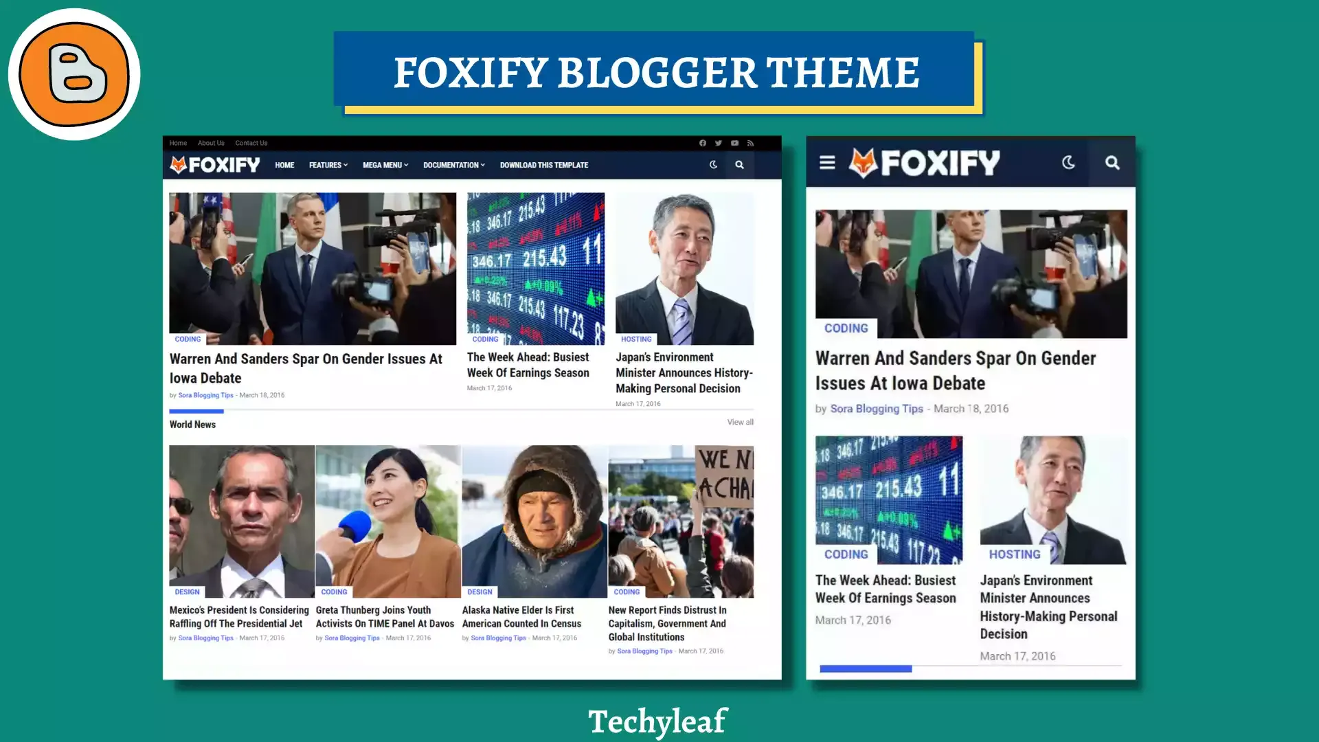 Foxify Blogger Template: Is it good for news website?