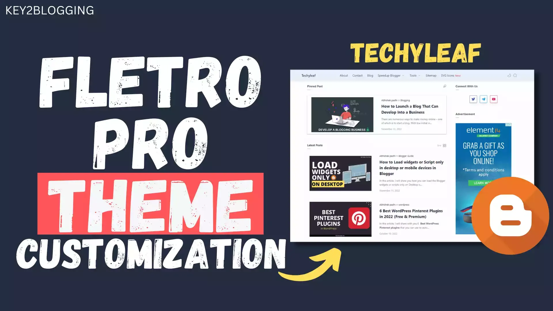 Fletro Pro Theme Customization